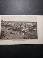 Rppc Bald Mountain, (Nevadaville) CO 1911, Ghost Town picture