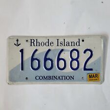 RHODE ISLAND LICENSE PLATE 🔥FREE 📬🔥166682 ~REPEATING NUMBER TRIPLE 6's 666👹 picture