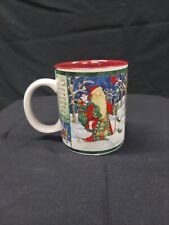 Gibson Debi Hron 2011 Santa Coffee ☕ Mug. Nice Tea Cup CHRISTMAS HOLIDAYS ❤💚 picture