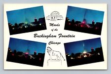 Moods of Buckingham Memorial Fountain Chicago Illinois Postcard picture
