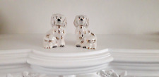Pair Of Beswick Staffordshire Miniture English Spaniel Dogs 3.5” (Rare) picture