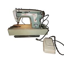 VINTAGE Janome New Home Sewing Machine with case and Pedal TESTED AND WORKING picture