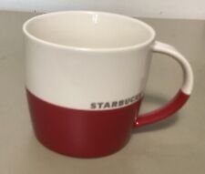 Starbucks Red And White New Bone China Coffee Mug picture