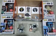Star Wars Funko Pop The Mandalorian Complete Gamestop Box Set LOT 4x Rare Pops picture