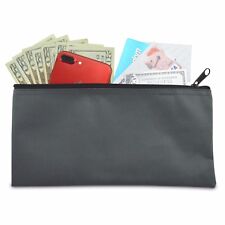 Deposit Bag Bank Pouch Zippered Safe Money Bag Organizer in GRAY picture