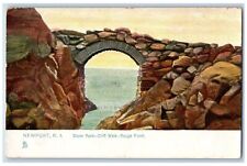 Newport Rhode Island Postcard Stone Arch-Cliff Walk-Rough Point Scene c1905 Tuck picture