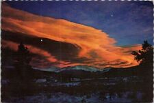 Vintage Sunset at Winter Park, Colorado Postcard picture