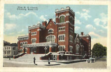 Pittsburg,KS First M. E. Church Kropp Crawford County Kansas Postcard Vintage picture