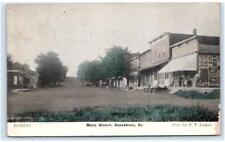 SEARSBORO, IA Iowa ~  Main Street Scene FALSE FRONT Buildings 1909  Postcard picture