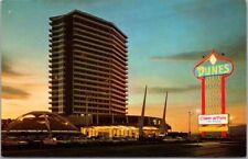 1960s LAS VEGAS, Nevada Postcard THE DUNES HOTEL / CASINO Street View / Sunset picture