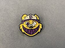 Pinzcity Yellow Purple Glitter Mini Scare Bear Black Hat Pin Los Angeles Lakers picture