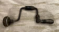 Vintage antique hand drill unbranded Marked No. 1323 wood handle picture