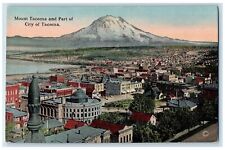 c1940s Mount Tacoma And Part Of City Of Tacoma Washington WA Unposted Postcard picture