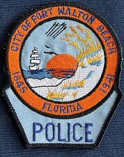 Vintage Fort Walton Beach Florida Police Patch picture