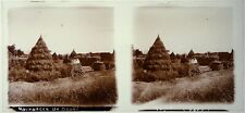 Morocco.Morocco.Marrakech.A Douar.Stereo view on glass 6x13.Glass Stereo view.N°2 picture