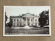 Postcard RPPC White House Washington DC Sawyers Real Photo Vintage PC picture