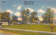 Hopkinsville Kentucky Kings Court Linen Antique Postcard J53395 picture