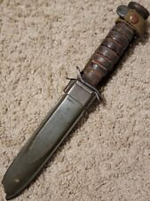 US-M3 Imperial Blade Marked Knife & BM Co USM8 Co Scabbard picture