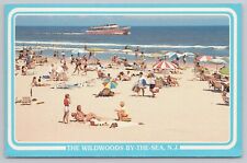 Postcard The Wildwoods By The Sea Beachfront N.J. New Jersey picture