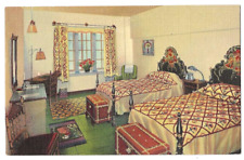 Santa Fe New Mexico c1930's La Fonda Hotel Guest Room, bed picture