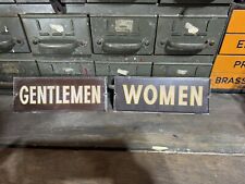 Vintage Restroom Signs - Gentleman & Women picture