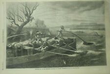 Harper's Weekly May 23,1868  Minnehaha Falls Minn. / Fur Traders Attacked picture