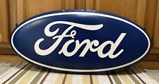 Ford Sign Service Dealer Garage Metal Vintage Style Wall Decor Tools Gas Oil picture