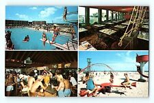 Diamond Beach Resort Bar Lounge Pool Restaurant Teeter Totter Plygrn Postcard E8 picture