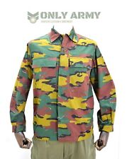 Belgian Army Field Jacket / Shirt Lightweight Combat Top BDU Jigsaw Camo Ripstop picture