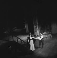Renata Tebaldi and Albert Lance in The Tosca of Puccini 1960s Old Photo picture