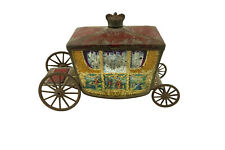 King Edward Antique Collectible Coronation Carraige Biscuit Tin Buggy 1937 Jacob picture