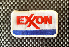 EXXON EMBROIDERED SEW ON PATCH GAS OIL FUEL STATIONS 3 3/4