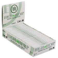  HIGH HEMP ORGANIC ROLLING PAPER  KING SIZE SLIM 25X BOOKLETS 800 ROLLING PAPER picture