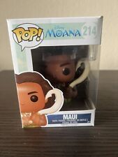 Maui Funko Pop #214 Moana Disney Movies God Hawaii Dwayne Rock Johnson Animation picture