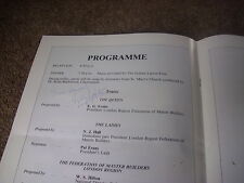 Sid / Sydney LIPTON  Orchestra Original Hand Signed  Programme 1978 picture
