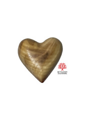 A Lot Of 50 Olive Wood Heart Hand Made Bethlehem Craft Love Gift Wholesale Heart picture