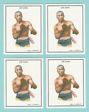 BOXING - IDEAL  ALBUMS  -  4  CARDS  OF  NO. 10  -  JOE  GANS  -  1991 picture