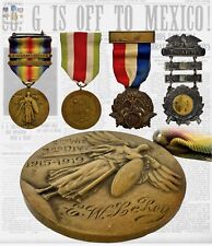 NAMED WWI ARMY VICTORY MEDAL GROUP SGT. MAJOR EMMONS W. LEROY ENGRAVED +RESEARCH picture
