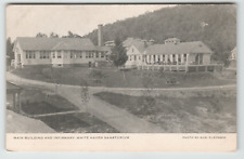 Postcard Vintage Main Building and Infirmary White Haven Sanatorium, PA. picture