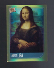 2021 Super Products Pieces of the Past GOLD REFRACTOR Mona Lisa #62 picture