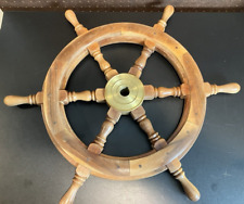 Vintage Nautical Ship Wheel Wooden 25