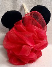 Disney x Junk Food Mickey Mouse Bath Pouf Red with Black Ears picture