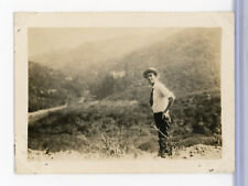 pc01  Antique Photograph 1920's ?  Backside of Hollywood 243a picture