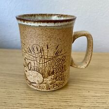 Vintage Dunoon Ceramics Mug Bunny Rabbit Deer Scottish Field picture