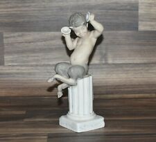 Vintage Retired Lladro PLATES SATYR 1006 Porcelain Figurine picture