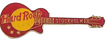 Hard Rock Cafe Stockholm Guitar Pin (102) picture
