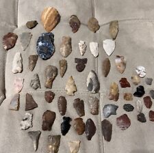 Lot of Authentic Native American Arrowheads Spear Points Tools Artifacts picture