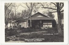1940 Wasco, California - REAL PHOTO Roadside Cottages, Hotel - Kern Co. Postcard picture