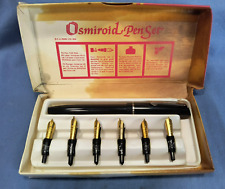 Osmiroid Italic Fountain Pen Set Kit 17515 Vintage Nib picture