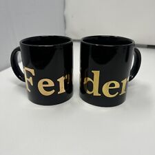 Genuine Fender Trademark Since 1946 Coffee Mug Guitar Heavy Diner Style Rare picture